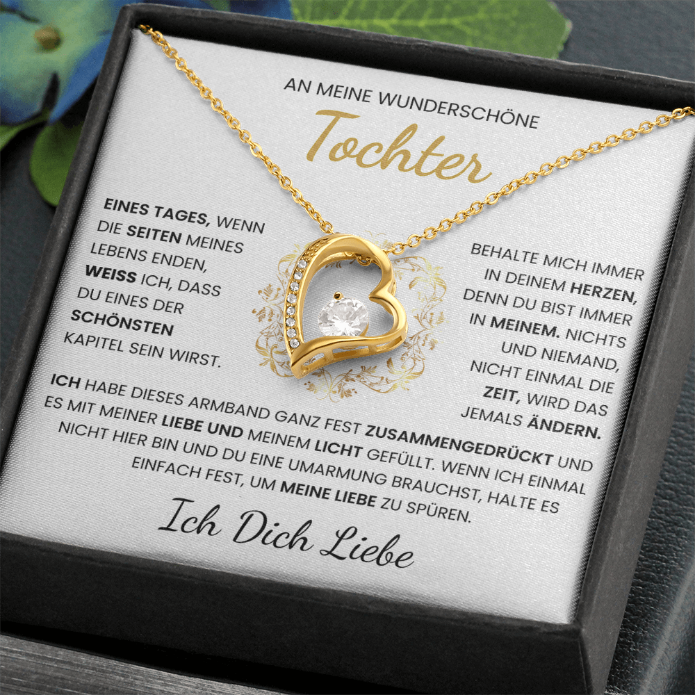 An meine Tochter - Halskette mit Anhänger