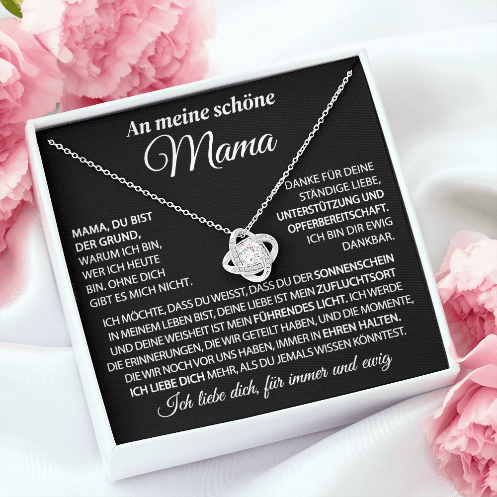 An meine Mama – Der Sonnenschein in meinem Leben – Knotenkette