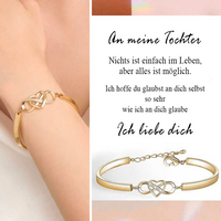 An meine Tochter – Ich liebe dich Armband