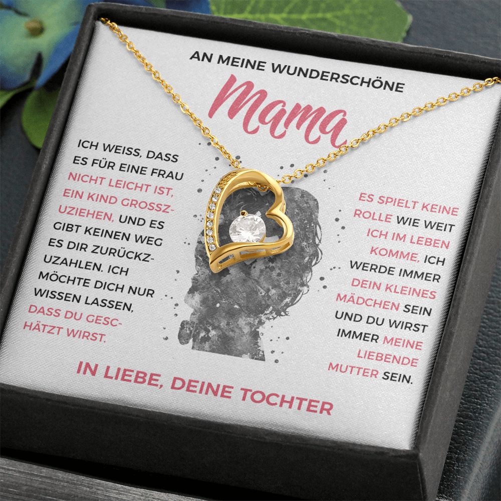 An meine liebende Mama – Herzkette von Tochter