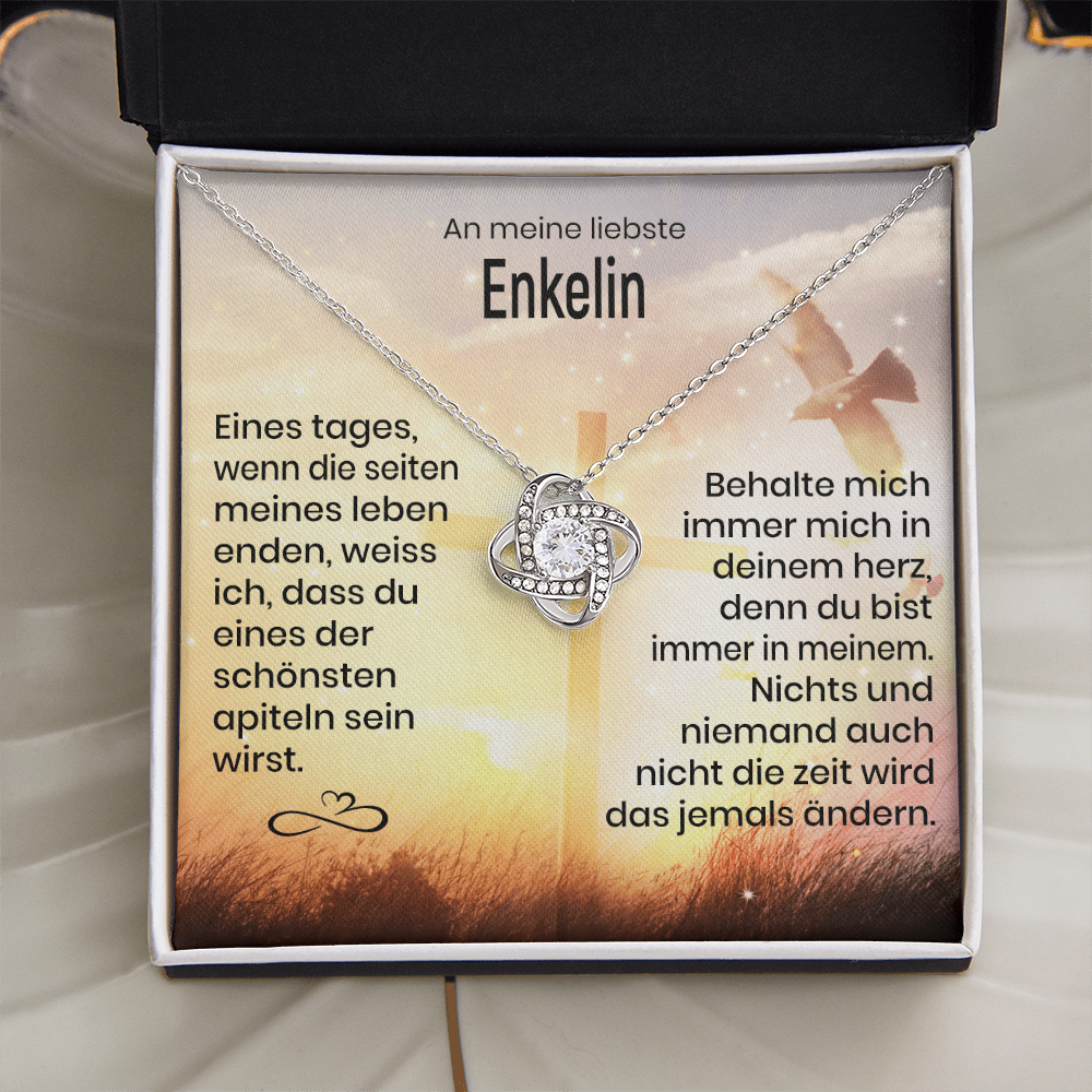 An meine Enkelin – Herzschmelzende Botschaft – Knotenkette