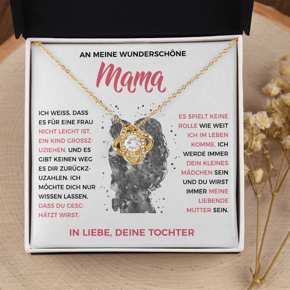 An meine liebende Mama – Knotenkette von Tochter