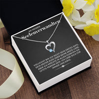 Personalisierte Soulmate Geschenk - "Für immer und immer" Sterling Silber