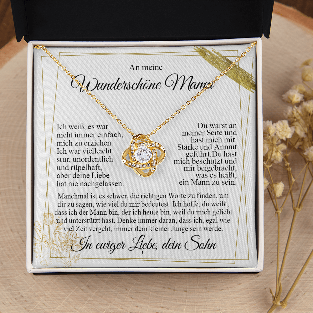 An meine Mama – Ich liebe dich Knotenkette