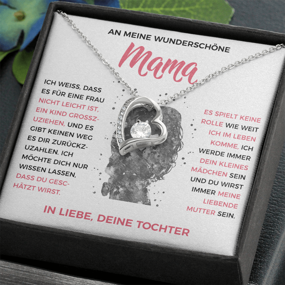 An meine liebende Mama – Herzkette von Tochter