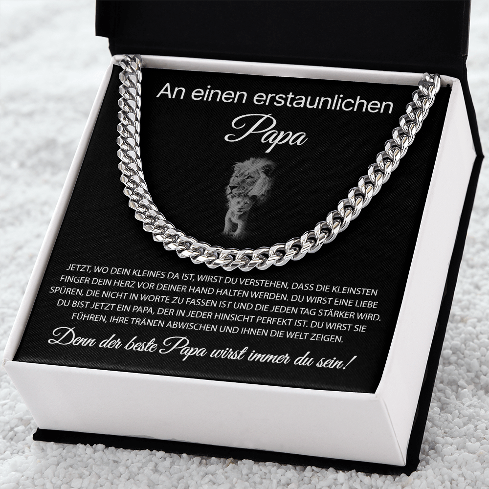 An einen wunderbaren Papa – jetzt, wo Ihr Kleines da ist.