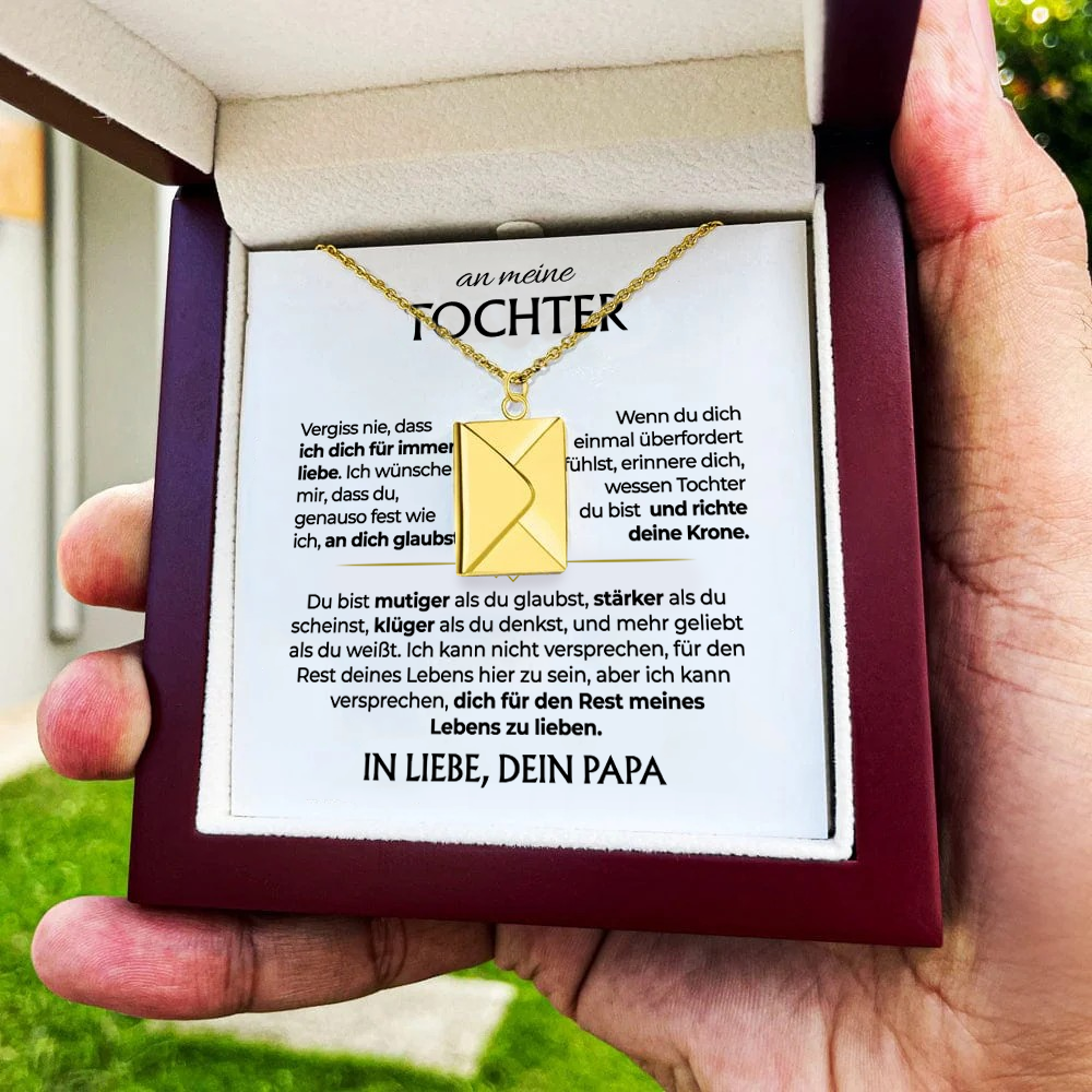 Alles Liebe, Papa - Liebesbrief-Halskette