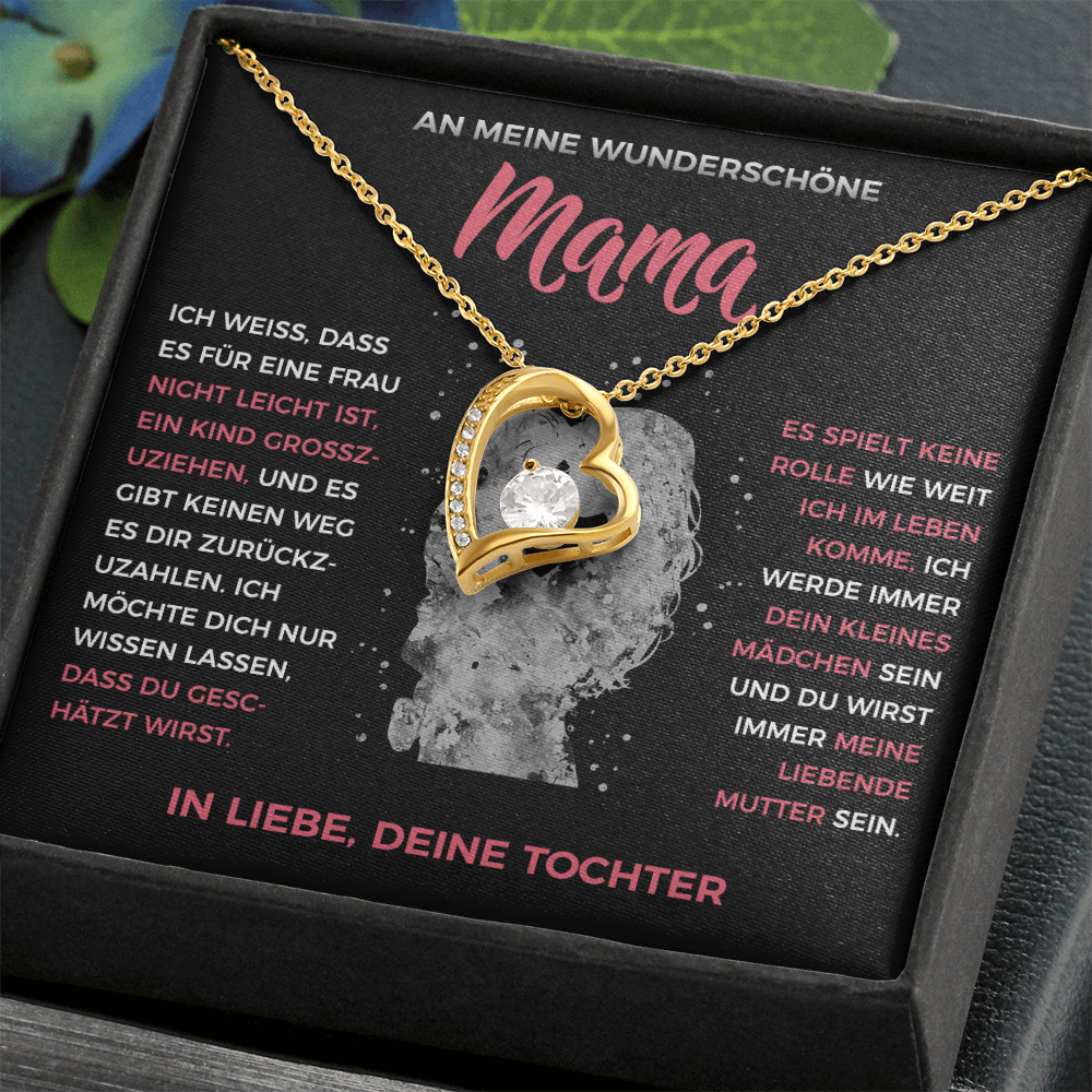 An meine liebende Mama – Herzkette von Tochter
