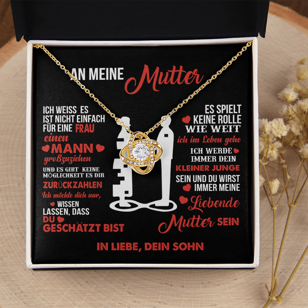An meine Mutter – Dein kleiner Junge – Knotenkette