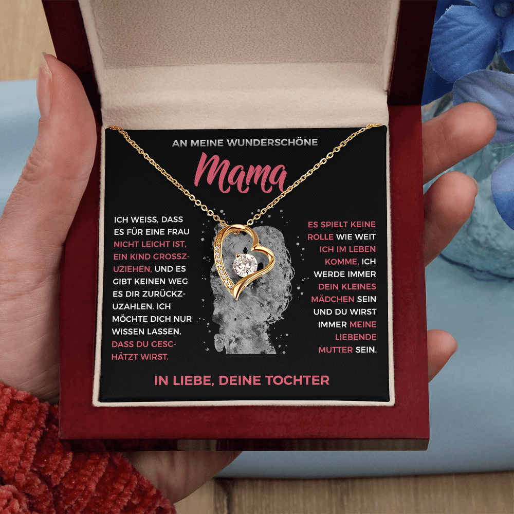 An meine liebende Mama – Herzkette von Tochter
