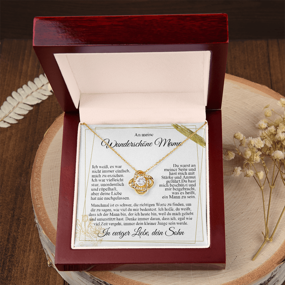 An meine Mama – Ich liebe dich Knotenkette