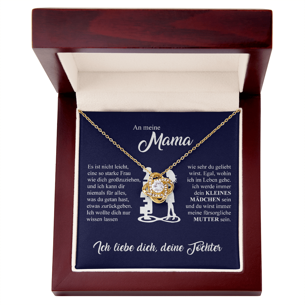An meine geliebte Mutter - Knotenkette - Gold