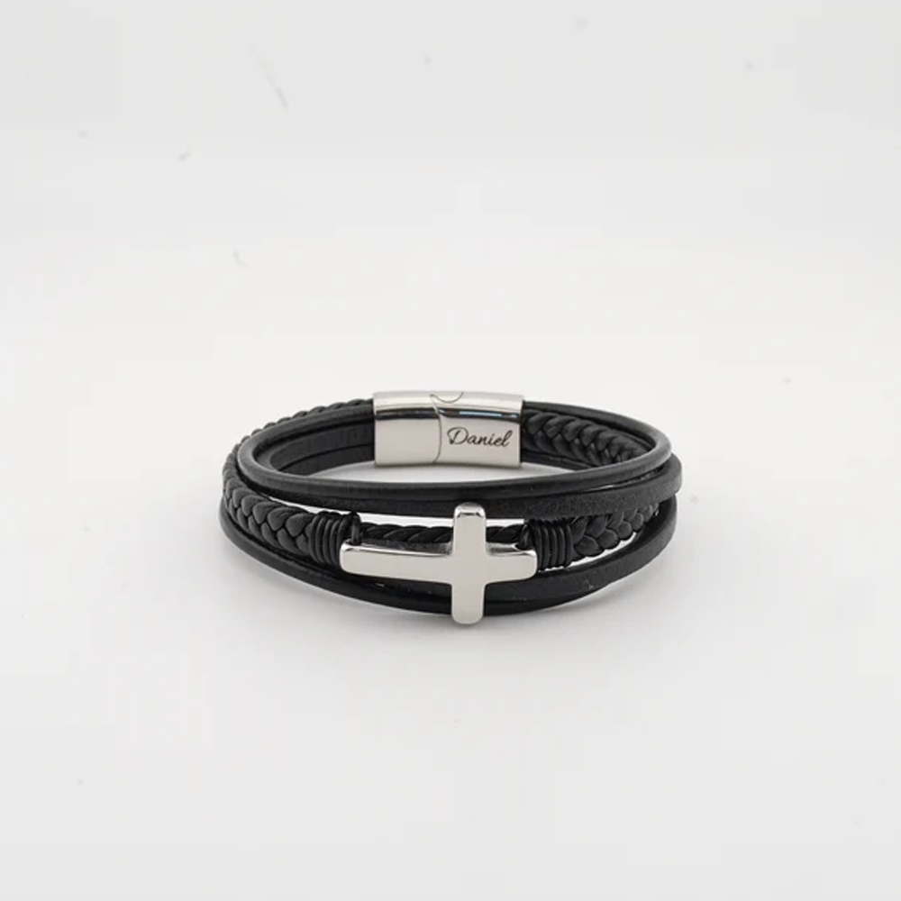An meinen Enkel - Ewiger Wächter Glaube Armband