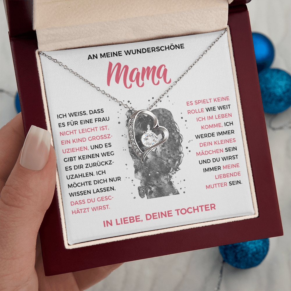 An meine liebende Mama – Herzkette von Tochter