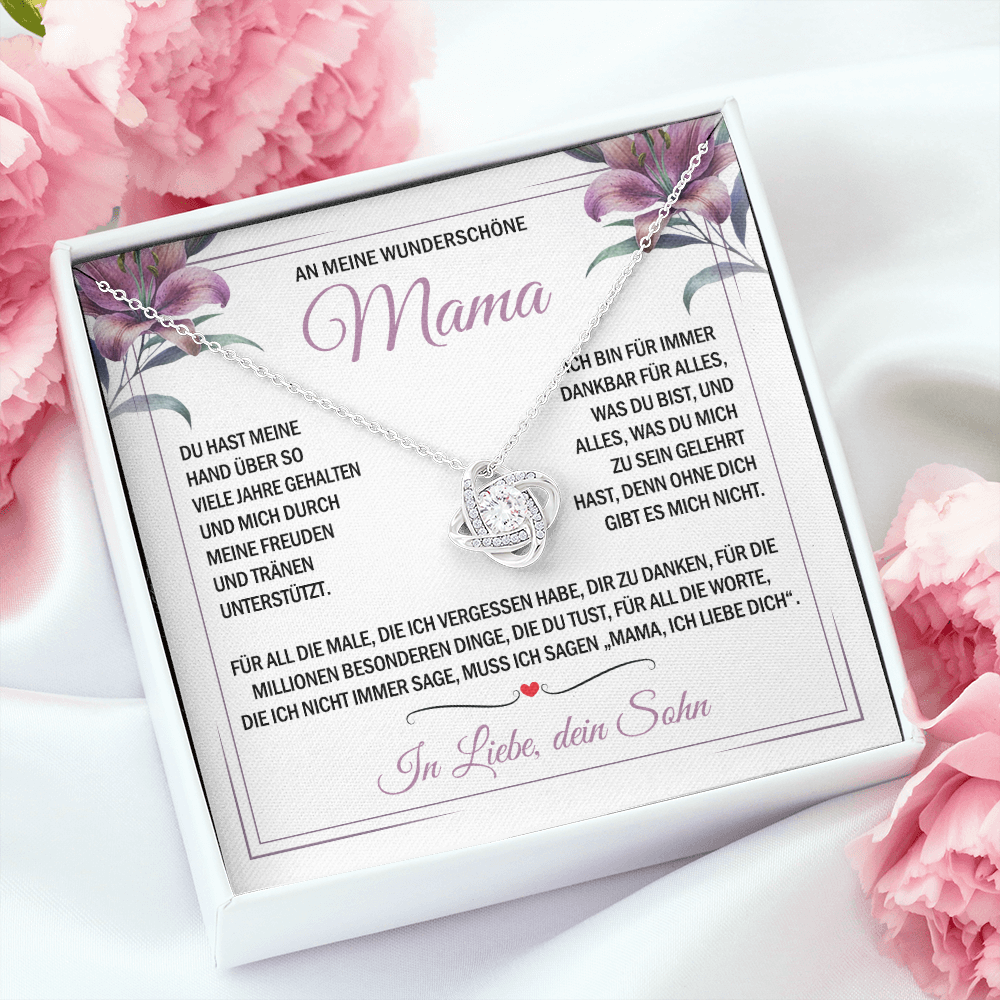 An meine Mama – Ohne dich gäbe es mich nicht – Knotenkette