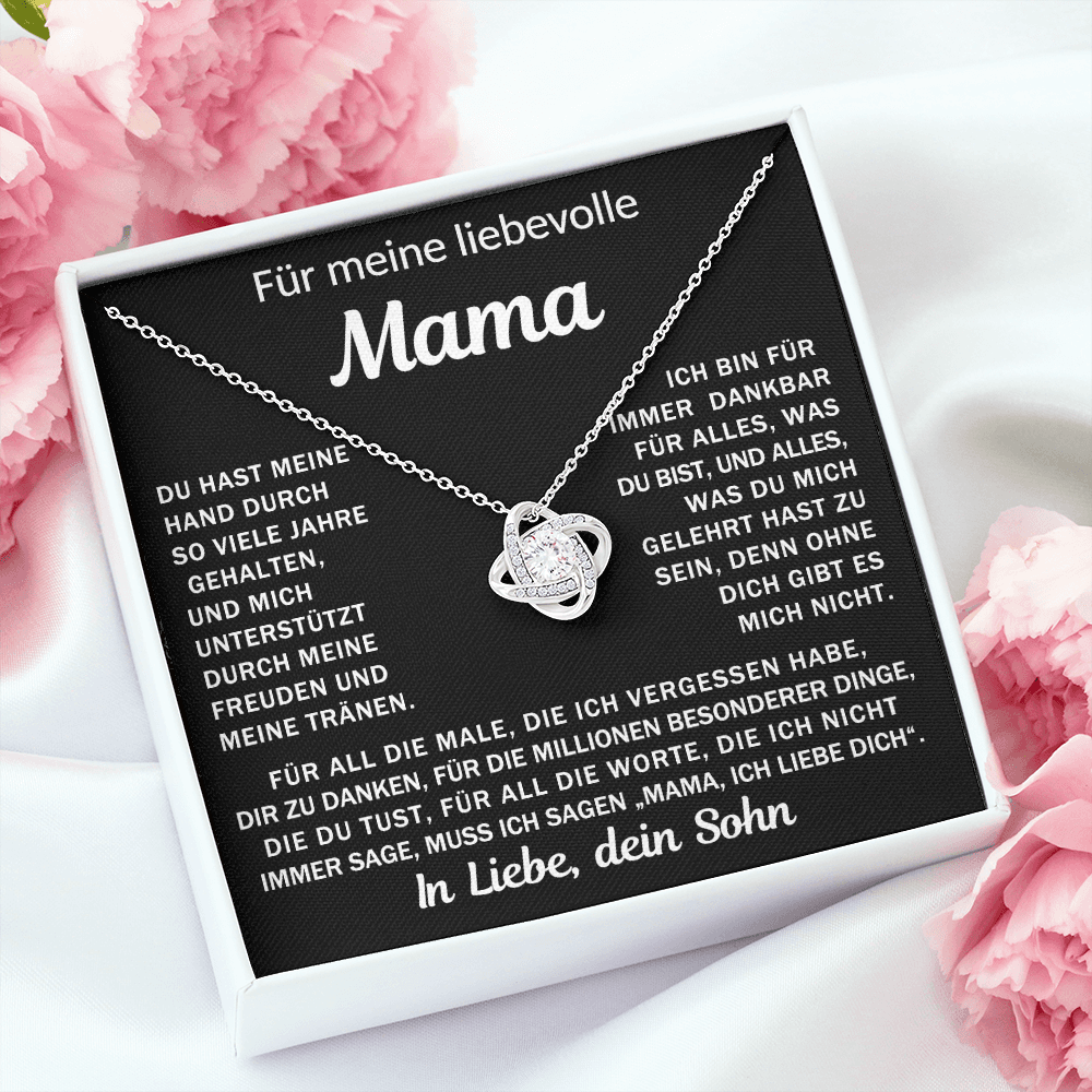 An meine liebende Mama - Knotenkette
