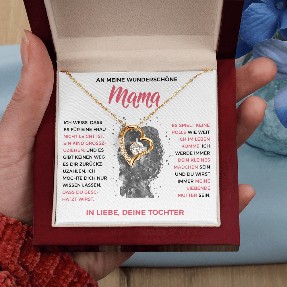 An meine liebende Mama – Herzkette von Tochter