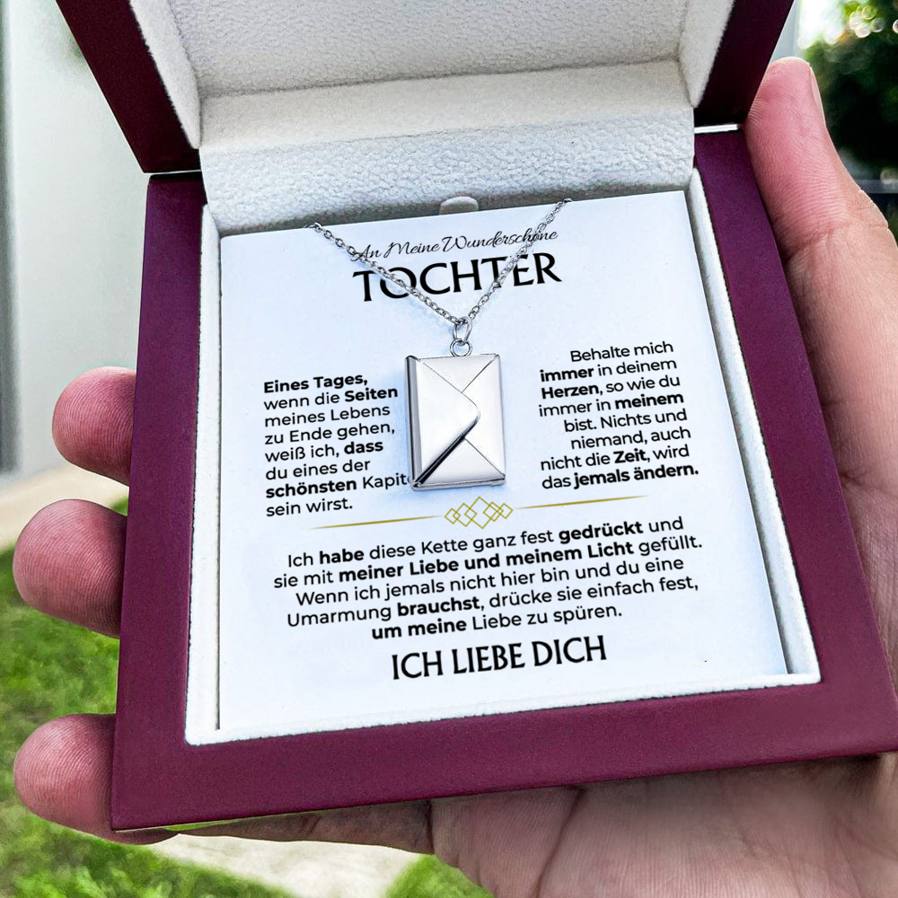An meine schöne Tochter - Liebesbrief-Halskette