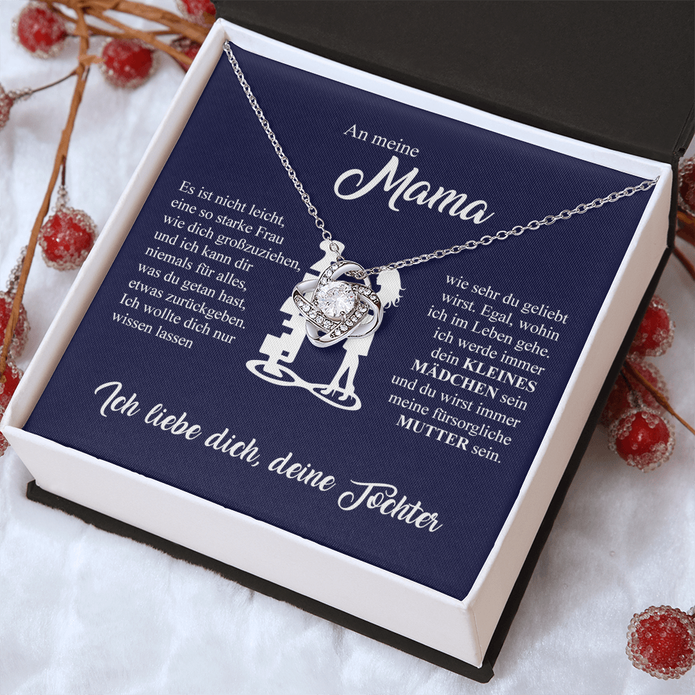 An meine geliebte Mutter - Knotenkette - Gold