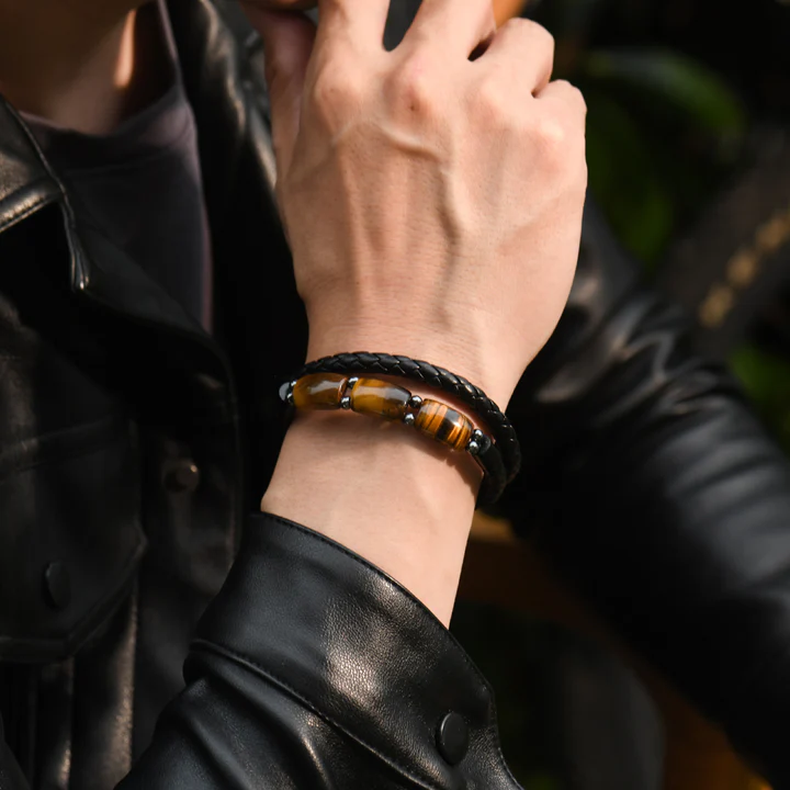 An meinen Sohn – Tigerauge Armband