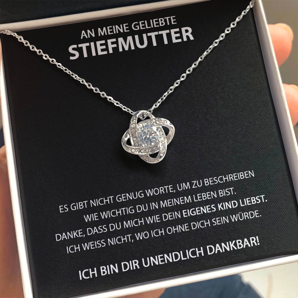 An meine Stiefmutter - Liebesknoten-Halskette