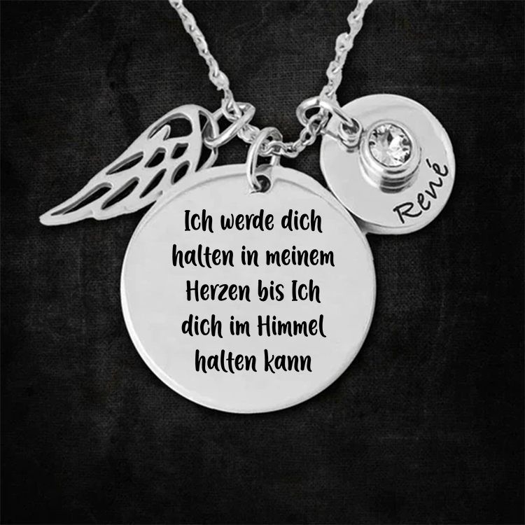 Ich werde dich für immer in meinem Herzen tragen - Halskette