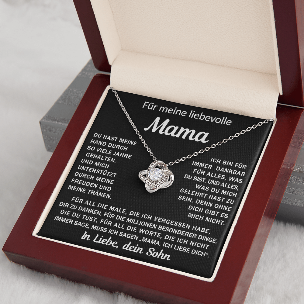 An meine liebende Mama - Knotenkette