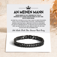 An Meinen Mann - Kubanisches Armband