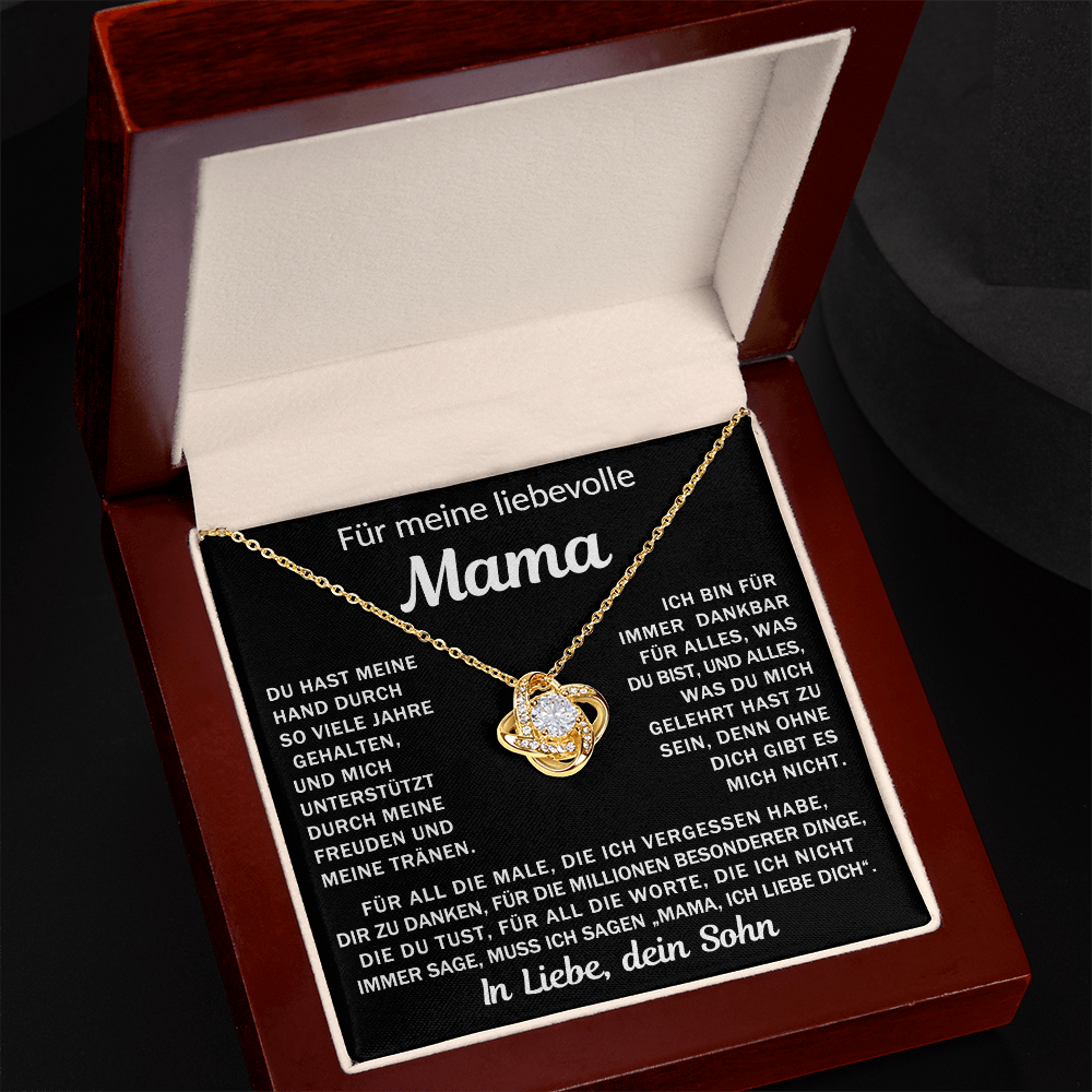 An meine liebende Mama - Knotenkette