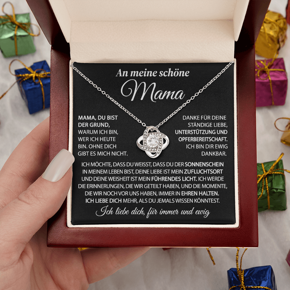 An meine Mama – Der Sonnenschein in meinem Leben – Knotenkette