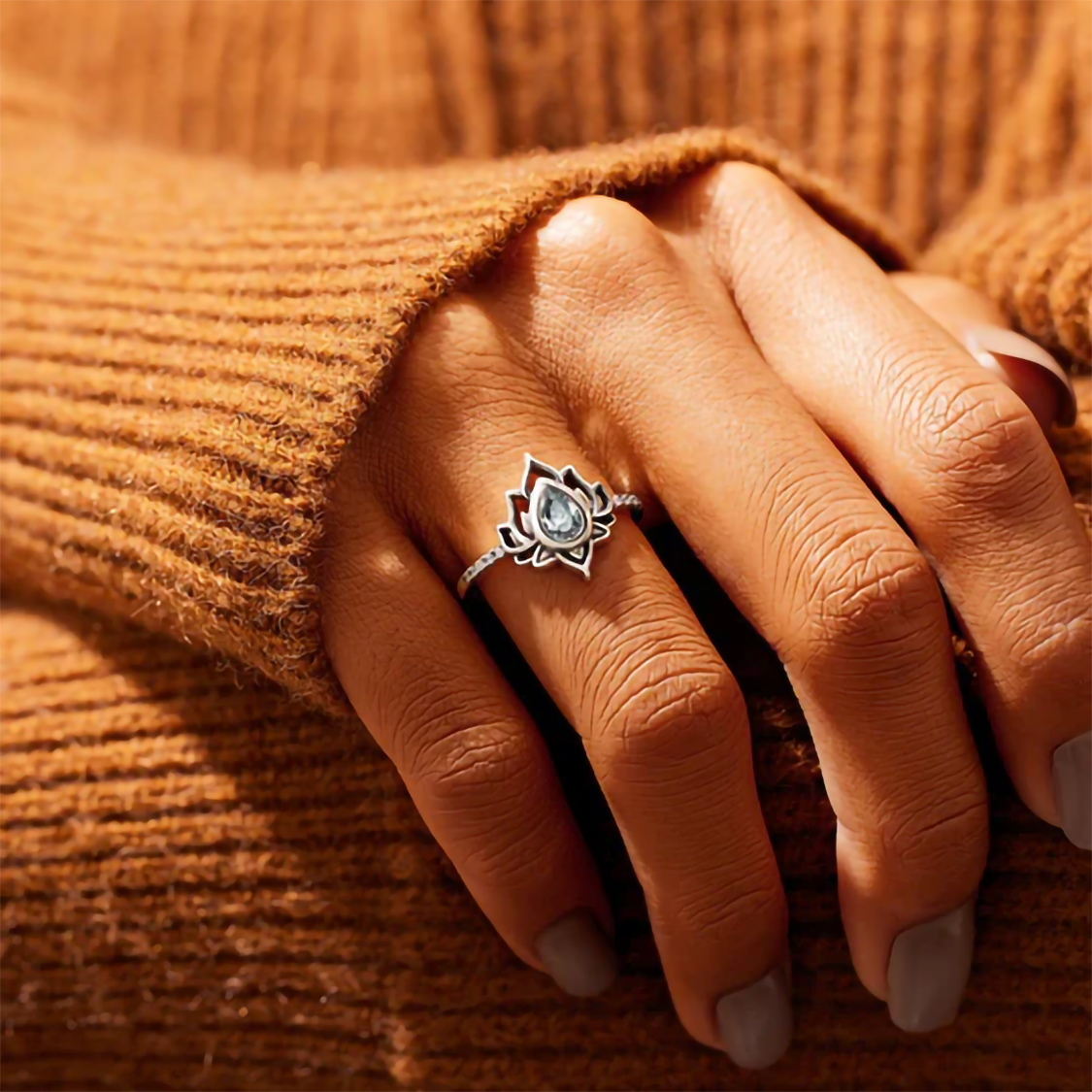 Beginnen Sie noch einmal - Empowerment-Ring mit Stein