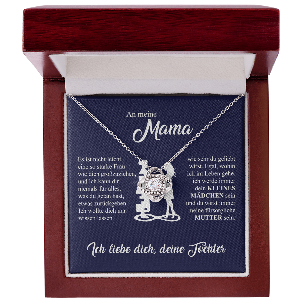 An meine geliebte Mutter - Knotenkette - Gold