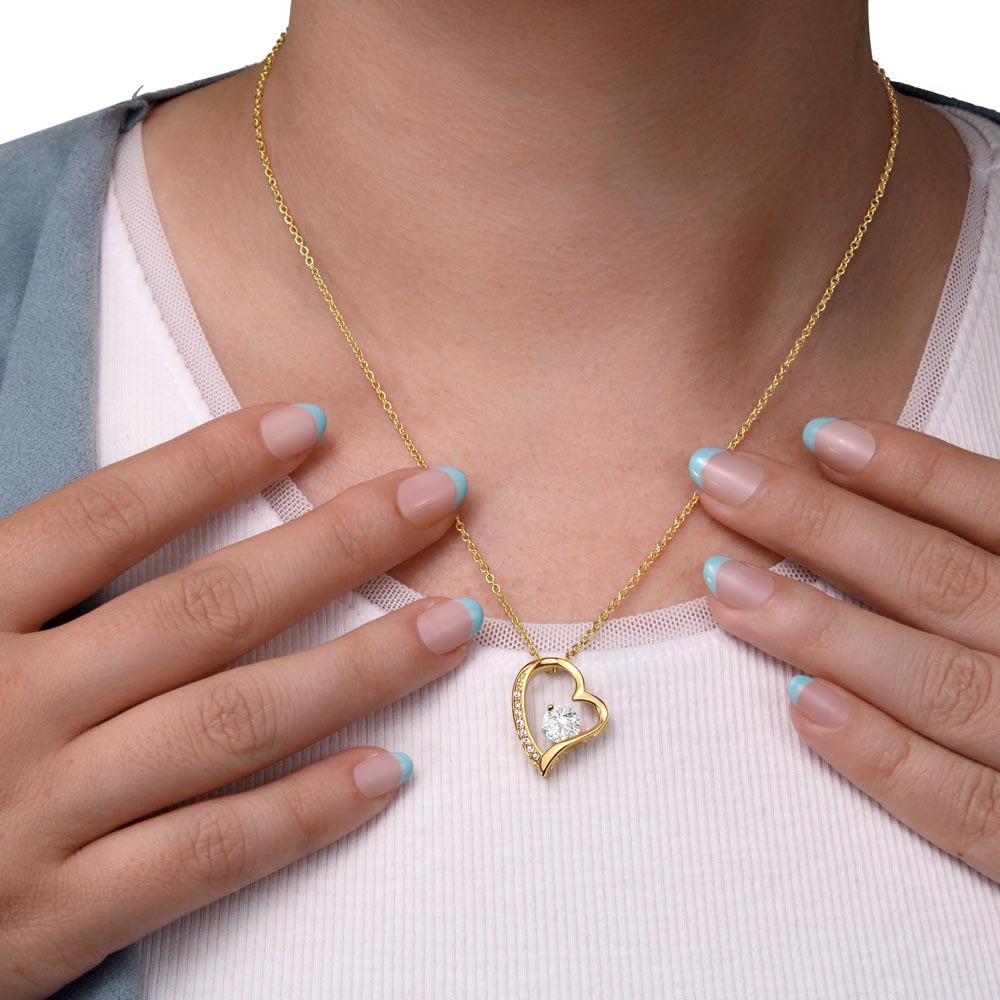 An meine Mutter – Dein kleiner Junge – Herz-Halskette