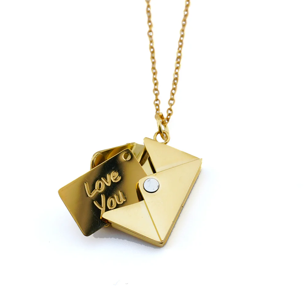 An meine Tochter - Buchstabenkette - Gold