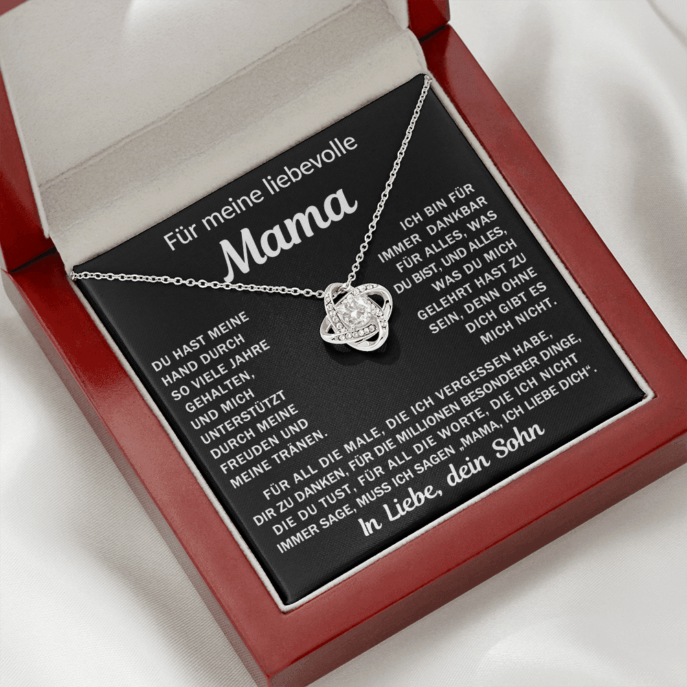 An meine liebende Mama - Knotenkette