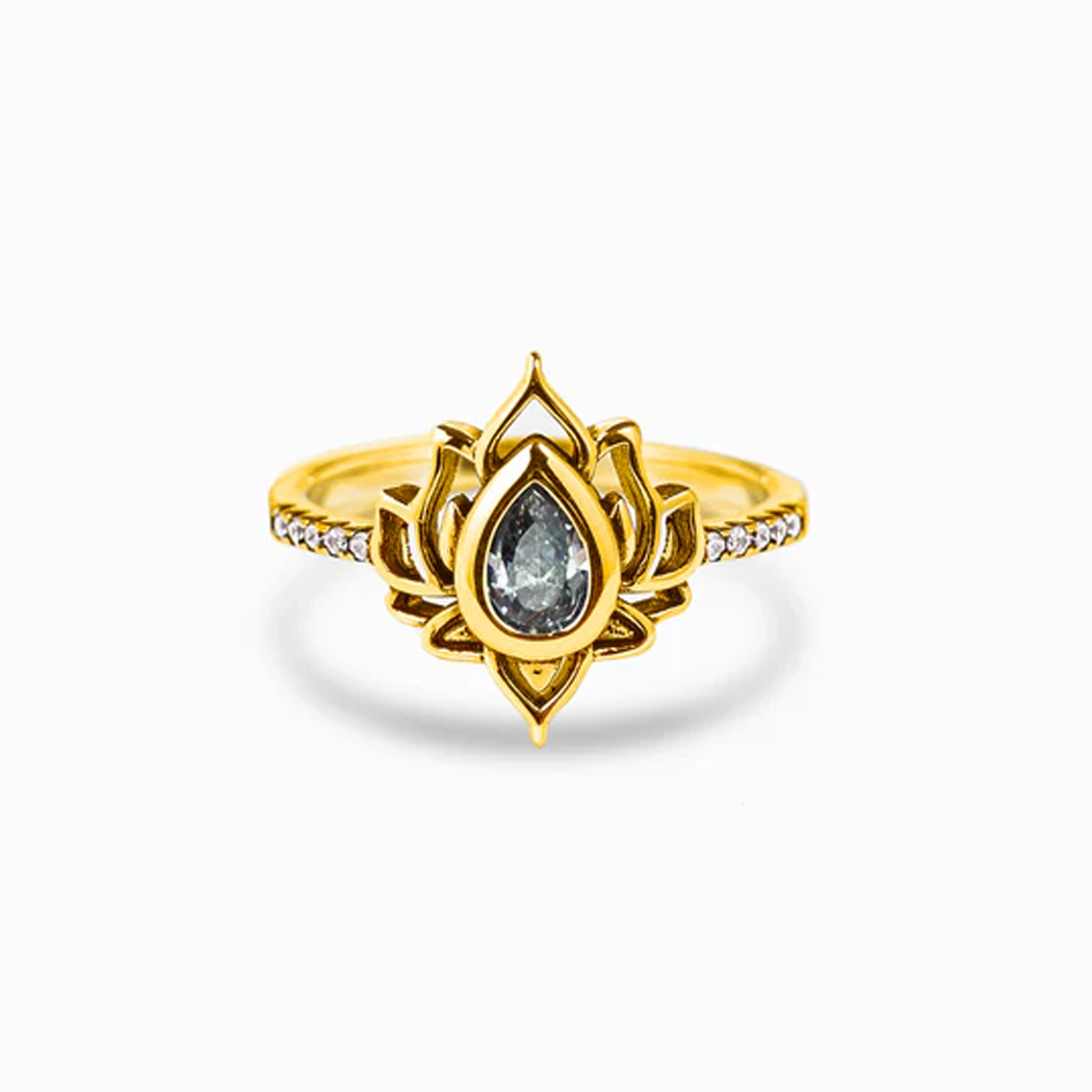 Beginnen Sie noch einmal - Empowerment-Ring mit Stein