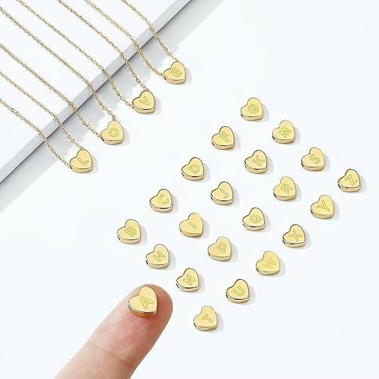 An meine Frau - Individuelle Herz-Halskette - Gold