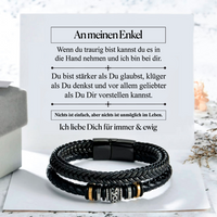 An meinen Enkel – Ich liebe dich immer und für immer Armband