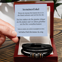 An meinen Enkel – Ich liebe dich immer und für immer Armband