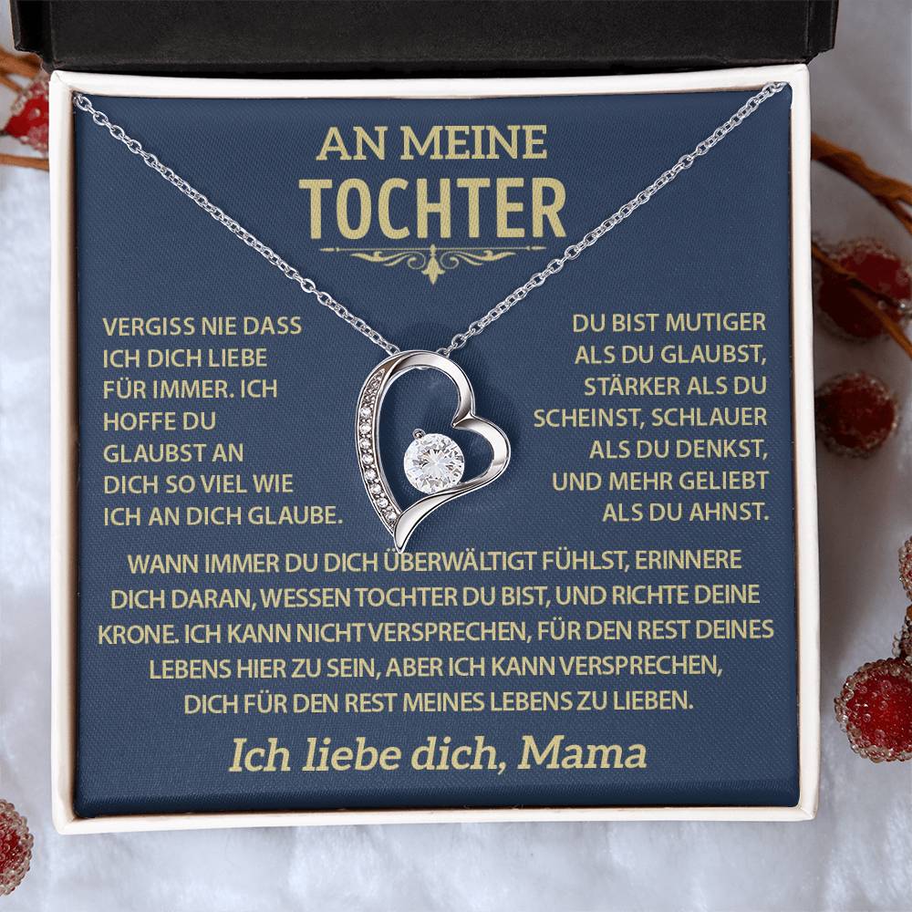 An meine Tochter - Herz-Halskette