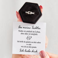 An meine Tochter Ring - Infinity