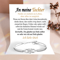 An meine Tochter Armband - Immer in meinem Herzen