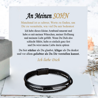 An meinen Sohn - Morsecode-Armband