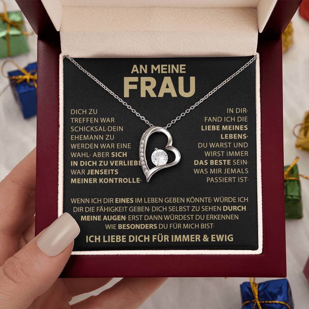 An meine Frau - Herzkette