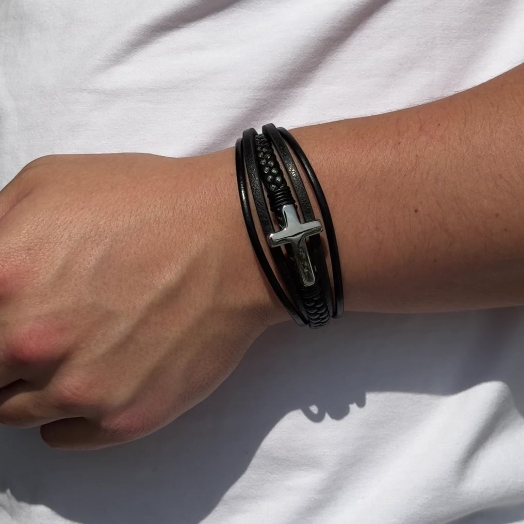 An meinen Enkel - Ewiger Wächter Glaube Armband