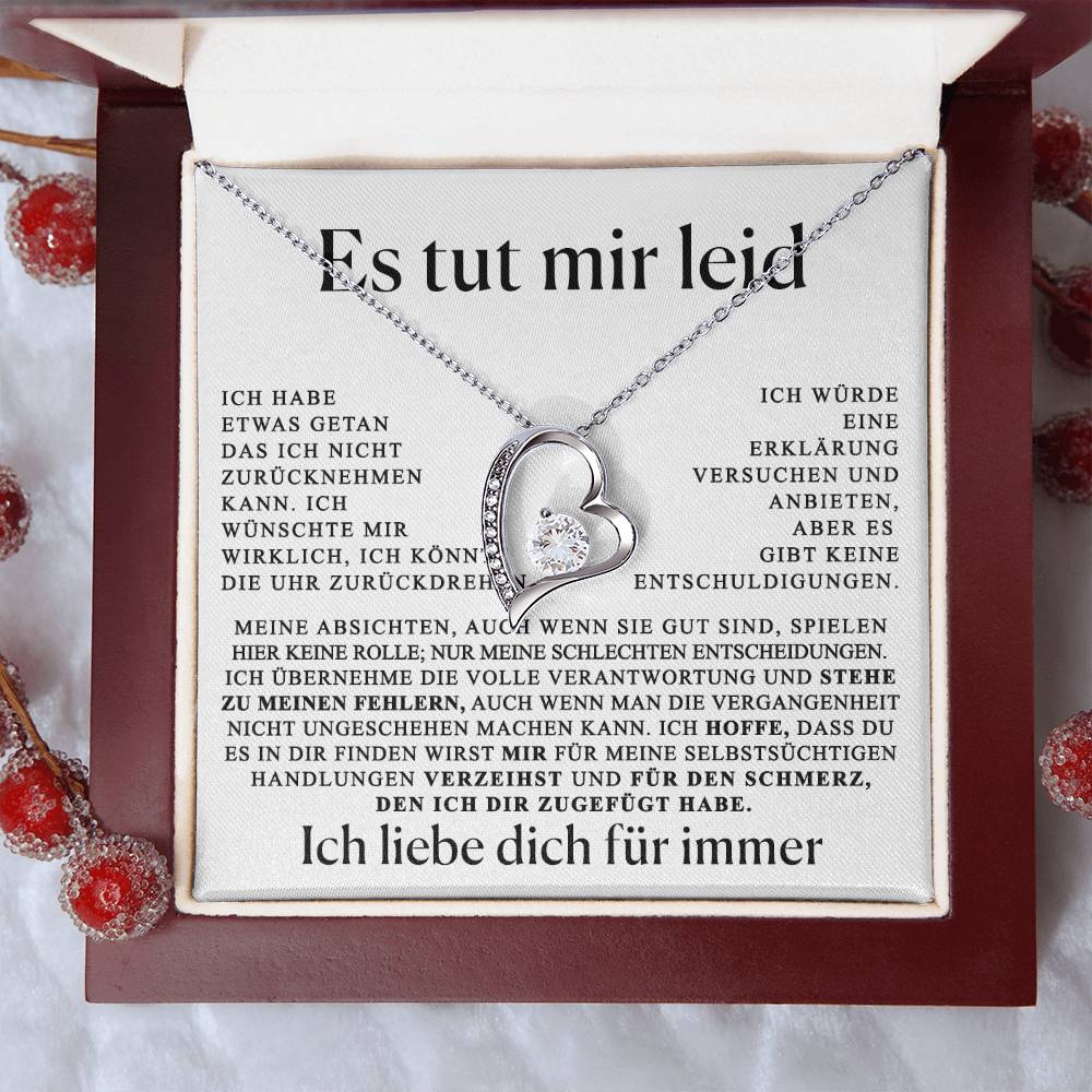 Entschuldigungsgeschenk für Sie - Herzkette