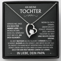 An meine Tochter – Liebesherz Halskette