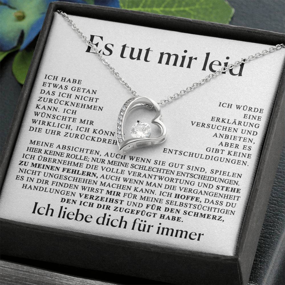 Entschuldigungsgeschenk für Sie - Herzkette